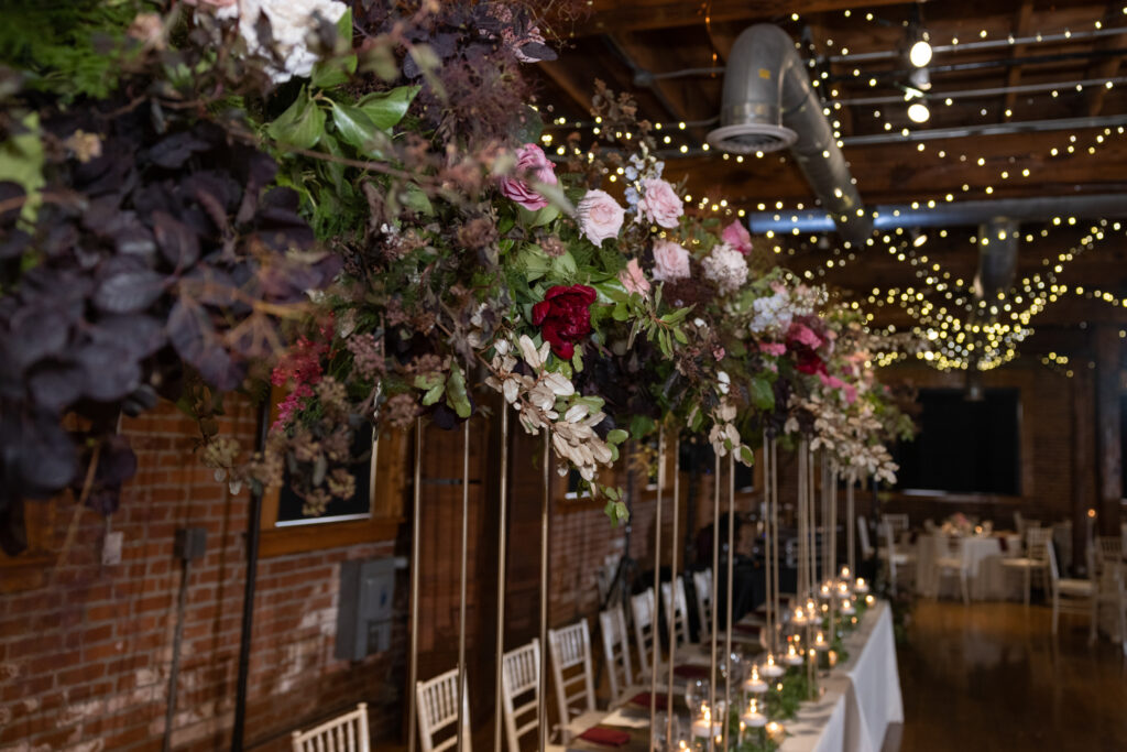 Ceiling installations, Floral installation