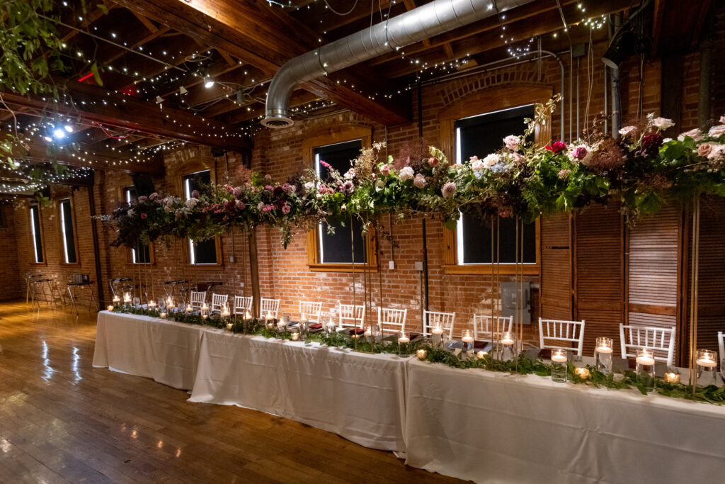 Ceiling installations, Floral installation